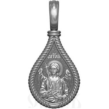 нательная икона св. мученица алла гофтская, серебро 925 проба с родированием (арт. 06.002р)